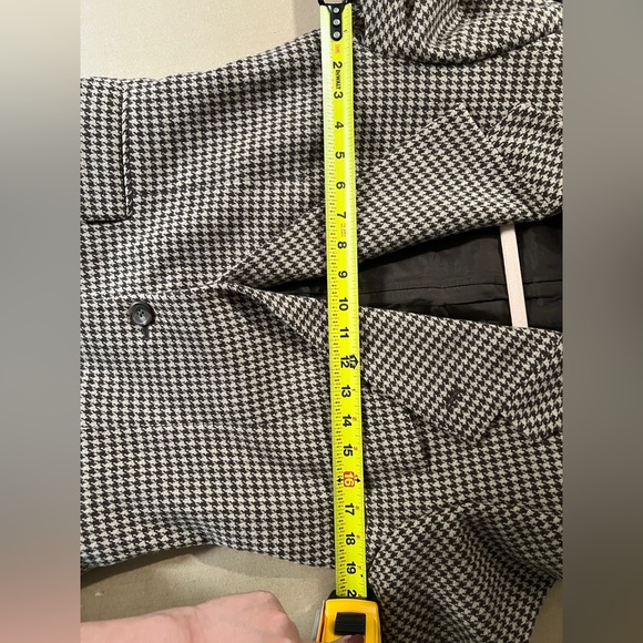 Ralph Lauren (Blue Label) Signature Houndstooth Designer Blazer, 100%wool, size4 - Picture 8 of 12